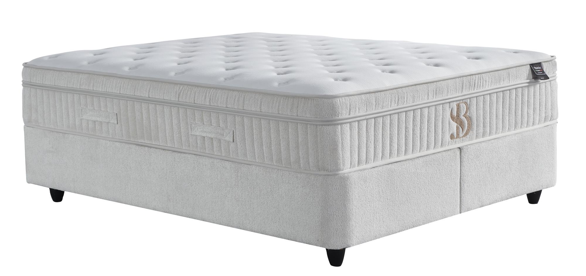 TwinBedd Matratze von SkyHome24.de, Teil der SkyBedd-Kollektion, bietet modernen Schlafkomfort und Stil, ideal für günstige Boxspringbetten.