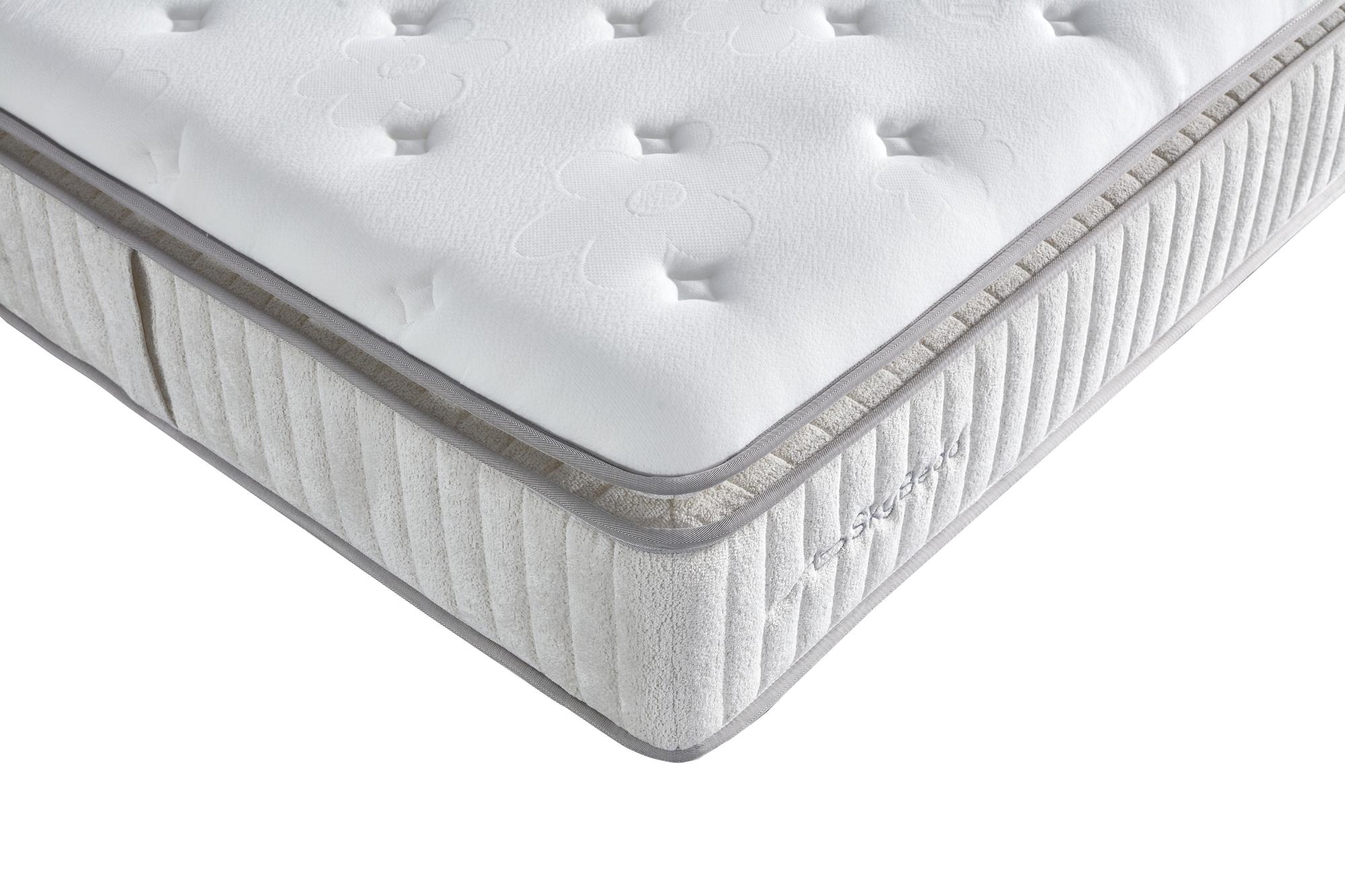 BohemBedd Matratze mit extra weicher Polsterung, perfekt für Boxspringbetten von SkyHome24.de, bietet orthopädische Unterstützung und Stabilität durch Anti-Rutsch-Stoff.