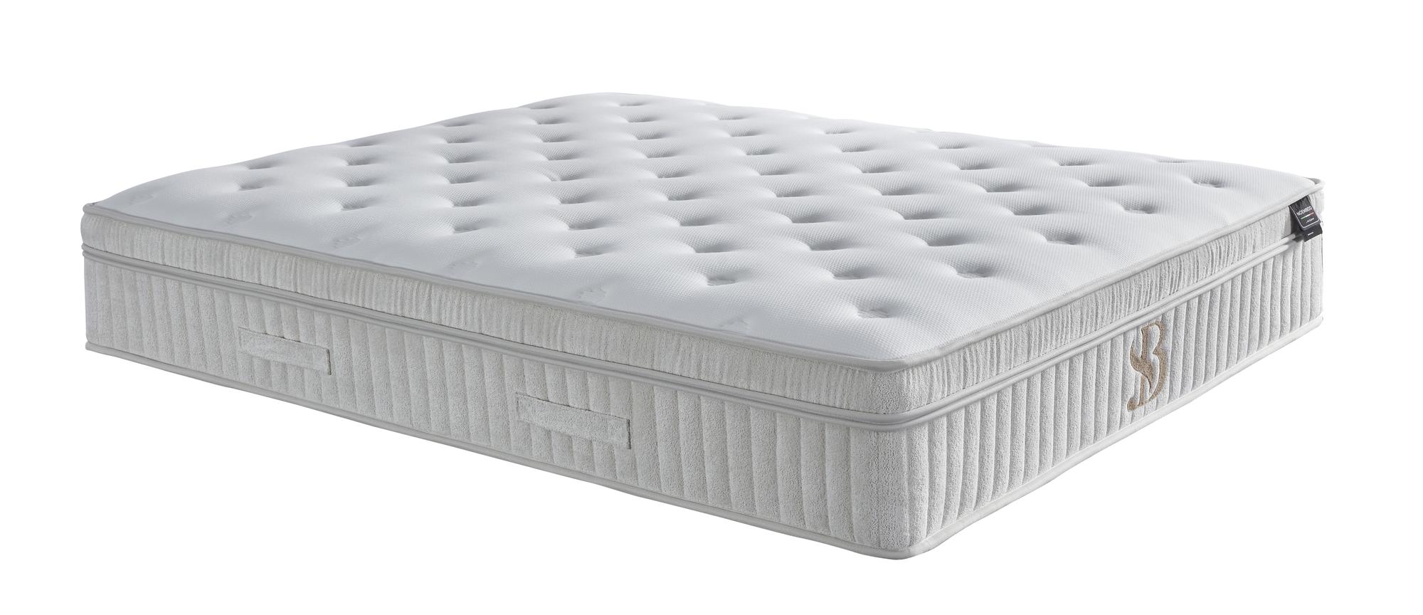 NoemiBedd Matratze aus der SkyBedd-Kollektion, bekannt für ihren modernen Stil und Komfort, passend für Boxspringbett, erhältlich bei SkyHome24.de zu günstigen Preisen.