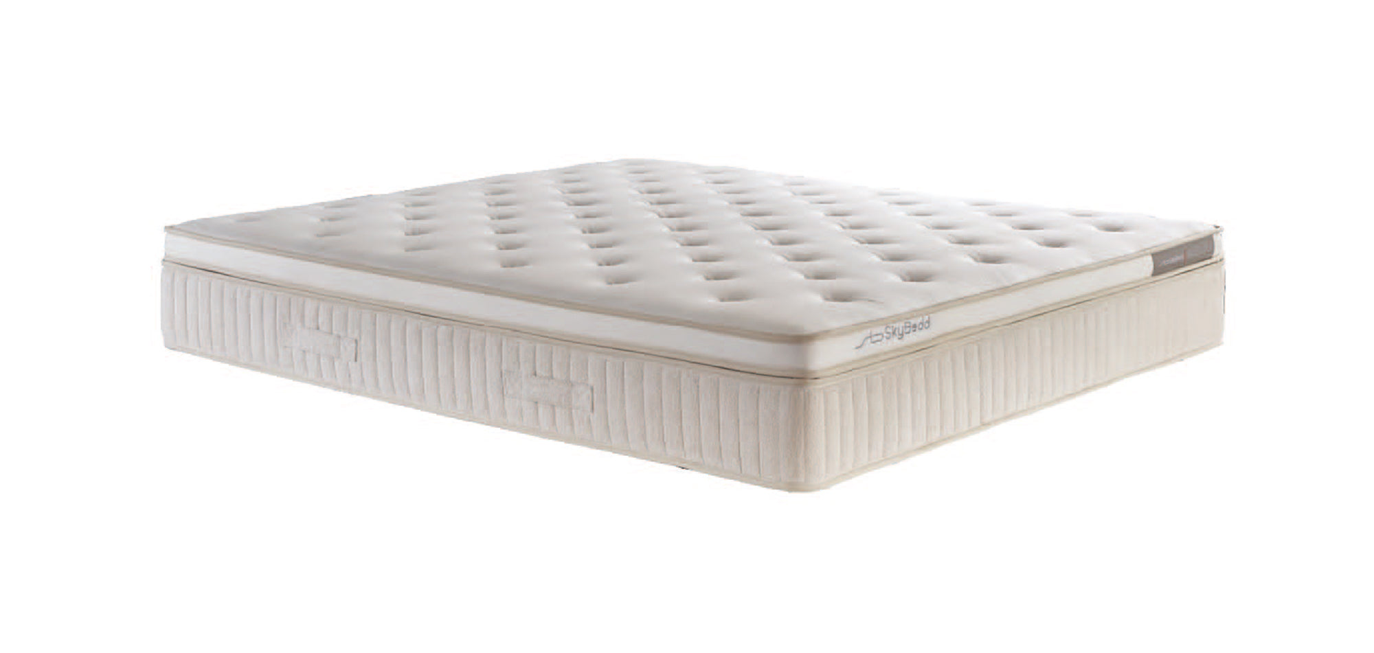 WoollyBedd Matratze, Teil der SkyBedd-Kollektion, bietet harmonischen Schlafkomfort. Perfekt für Boxspringbetten bei SkyHome24.de, bekannt für günstige, moderne Schlaflösungen.